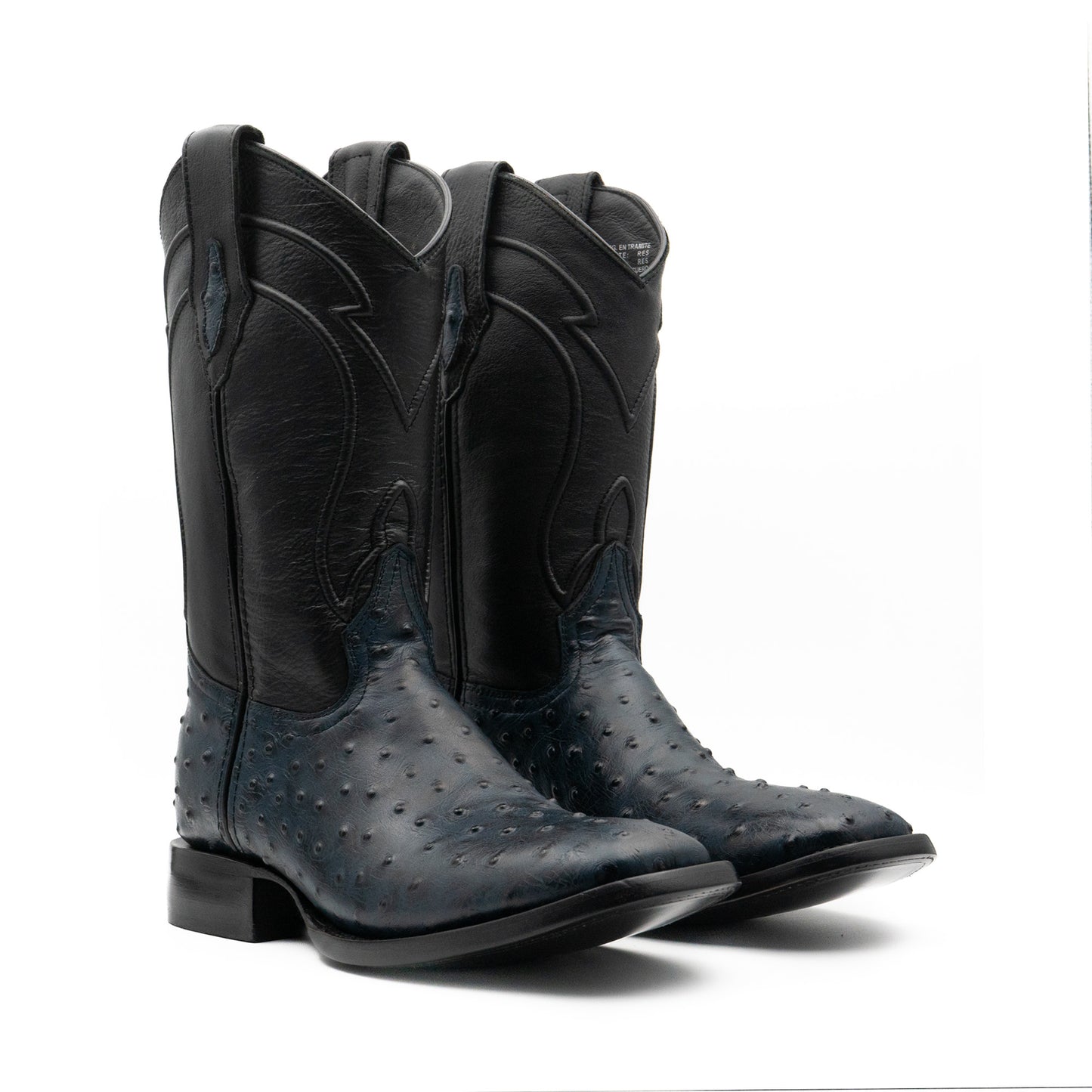 Bota con Grabado de Avestruz