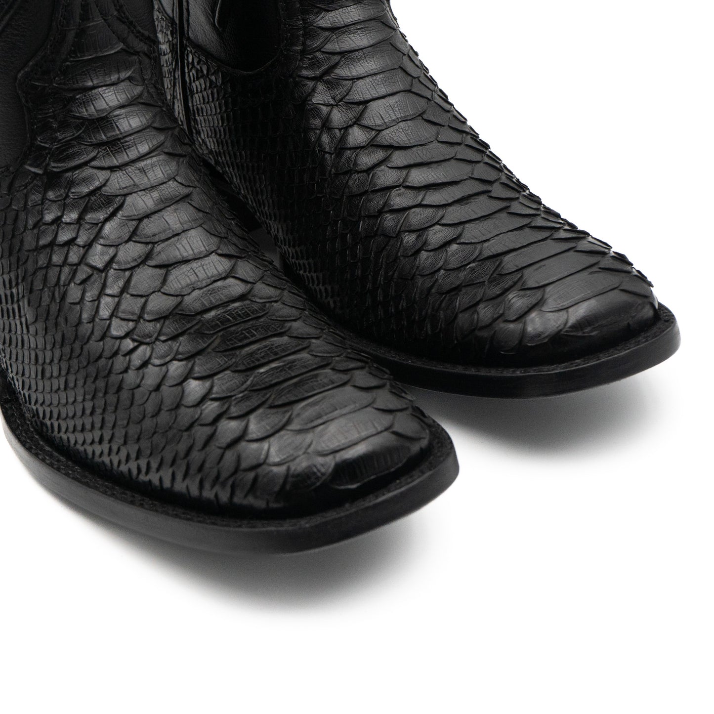 Bota Pitón exótico Negro