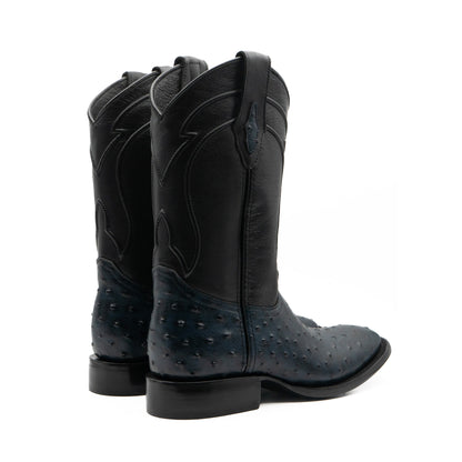 Bota con Grabado de Avestruz