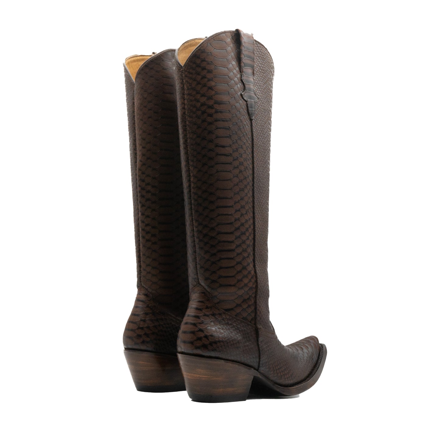 Bota imitación de pitón
