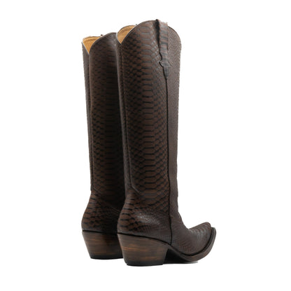 Bota imitación de pitón