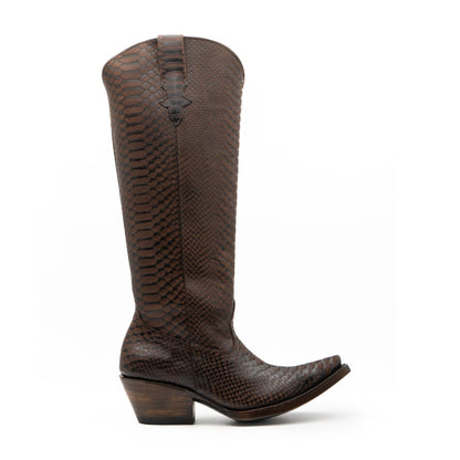 Bota imitación de pitón